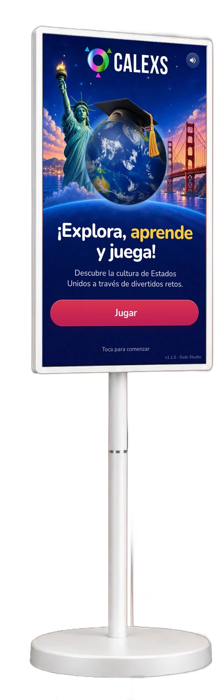 Touch portátil de 32 pulgadas con Calexs